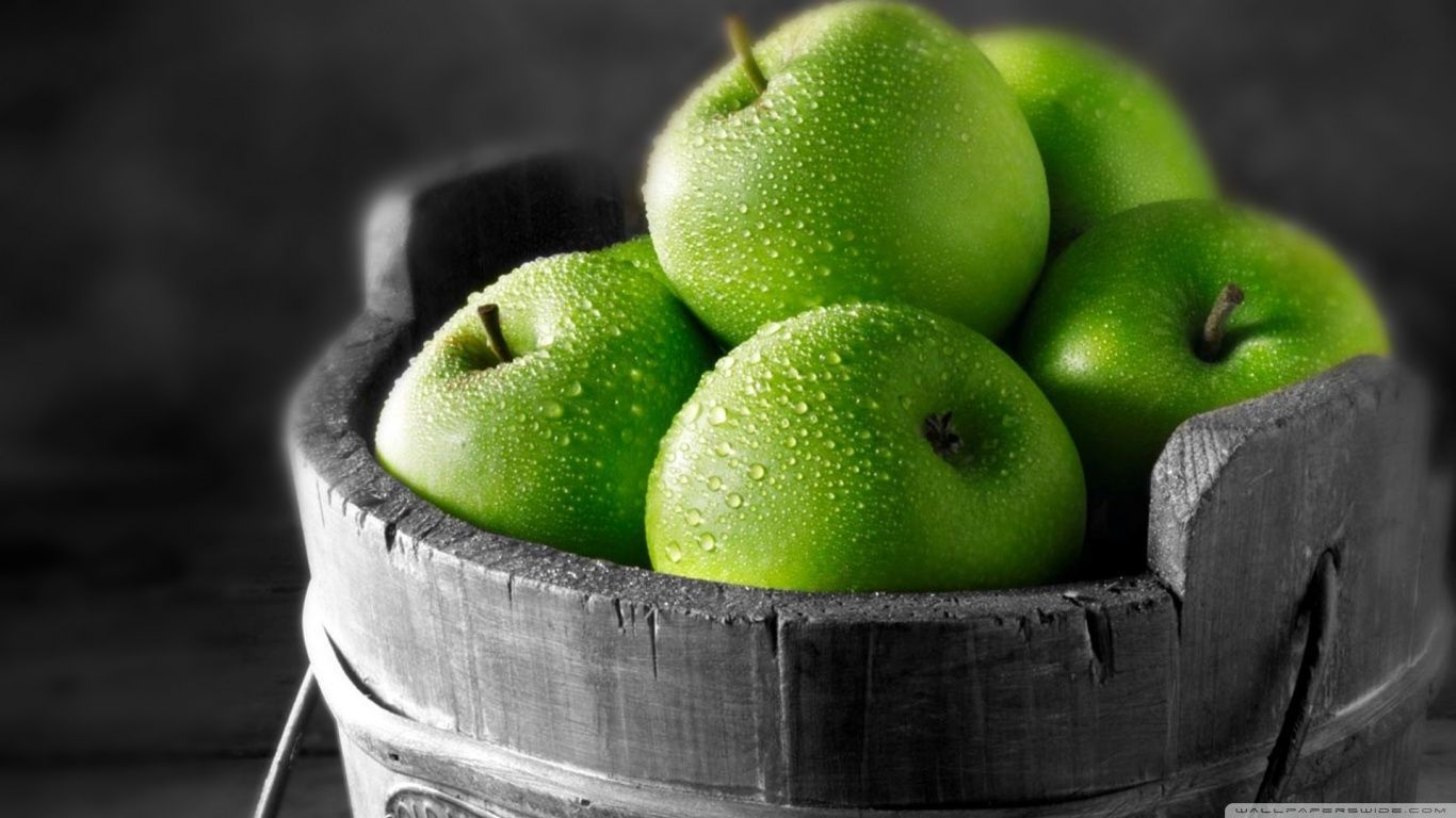 Green Apples HD desktop wallpaper : Widescreen : High Definition ...