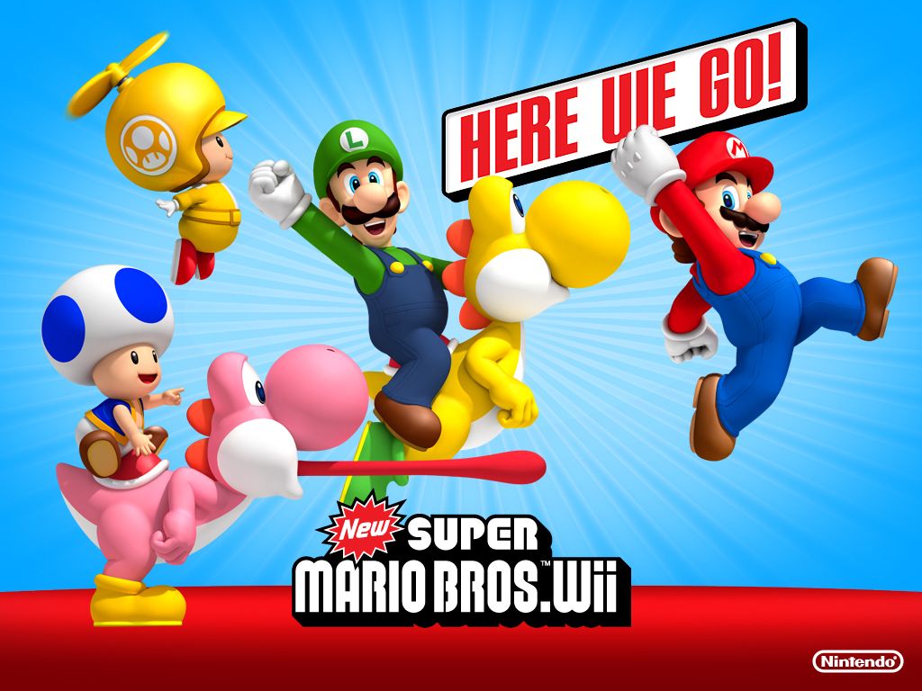 New Super Mario Bros Wii Nintendo Wallpaper Fanpop