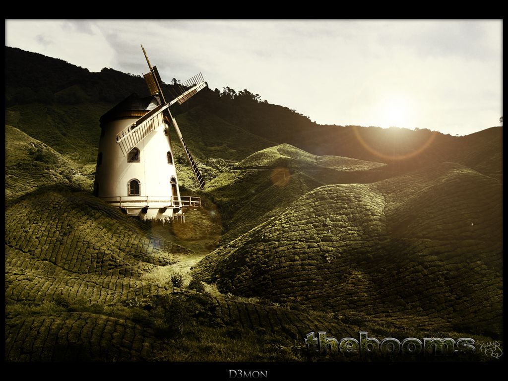Windmill Wallpaper by thekellz on DeviantArt