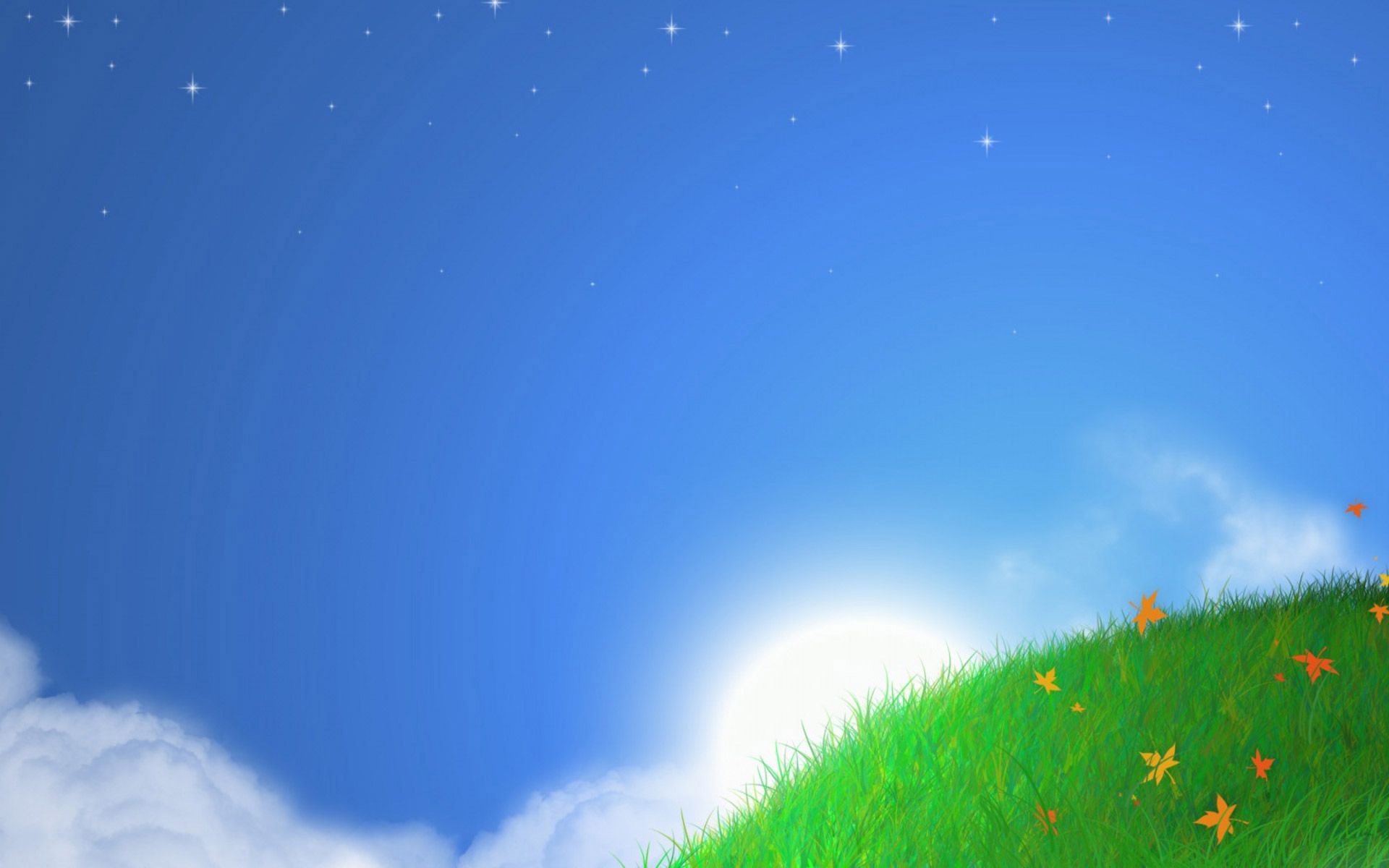 Windows 7 Theme summer meadow Free Background
