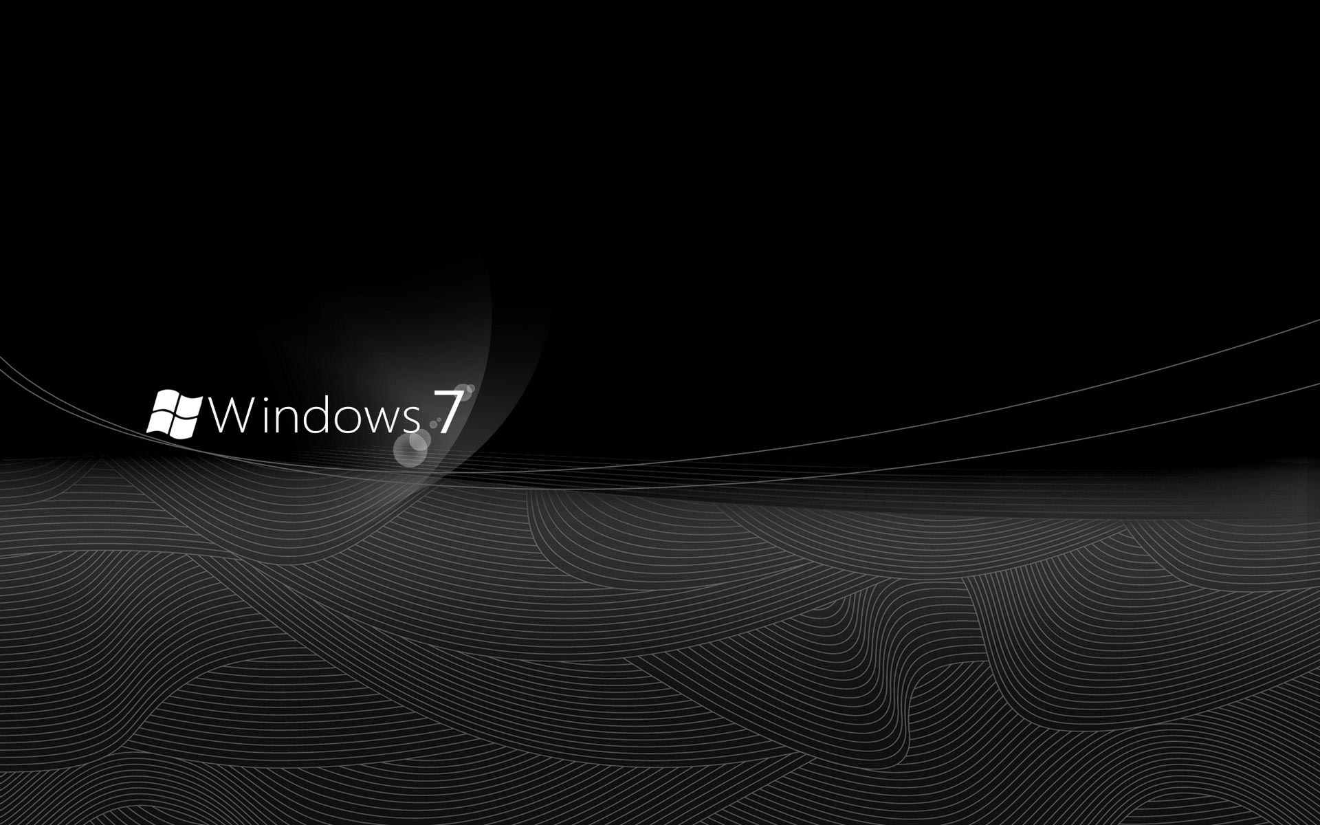 Windows 7 Black Desktop Background Download Wallpaper