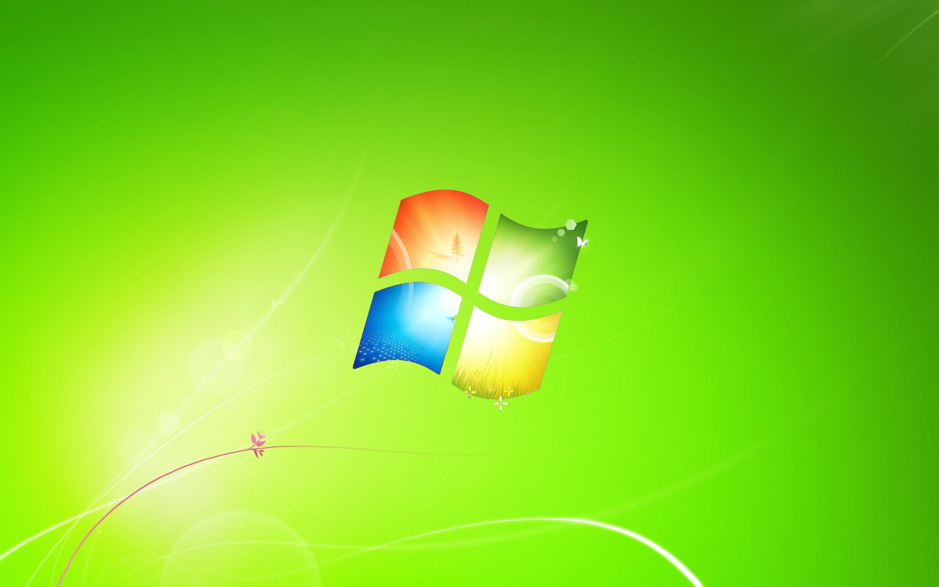 Windows 7 Green Wallpapers Group (86+)