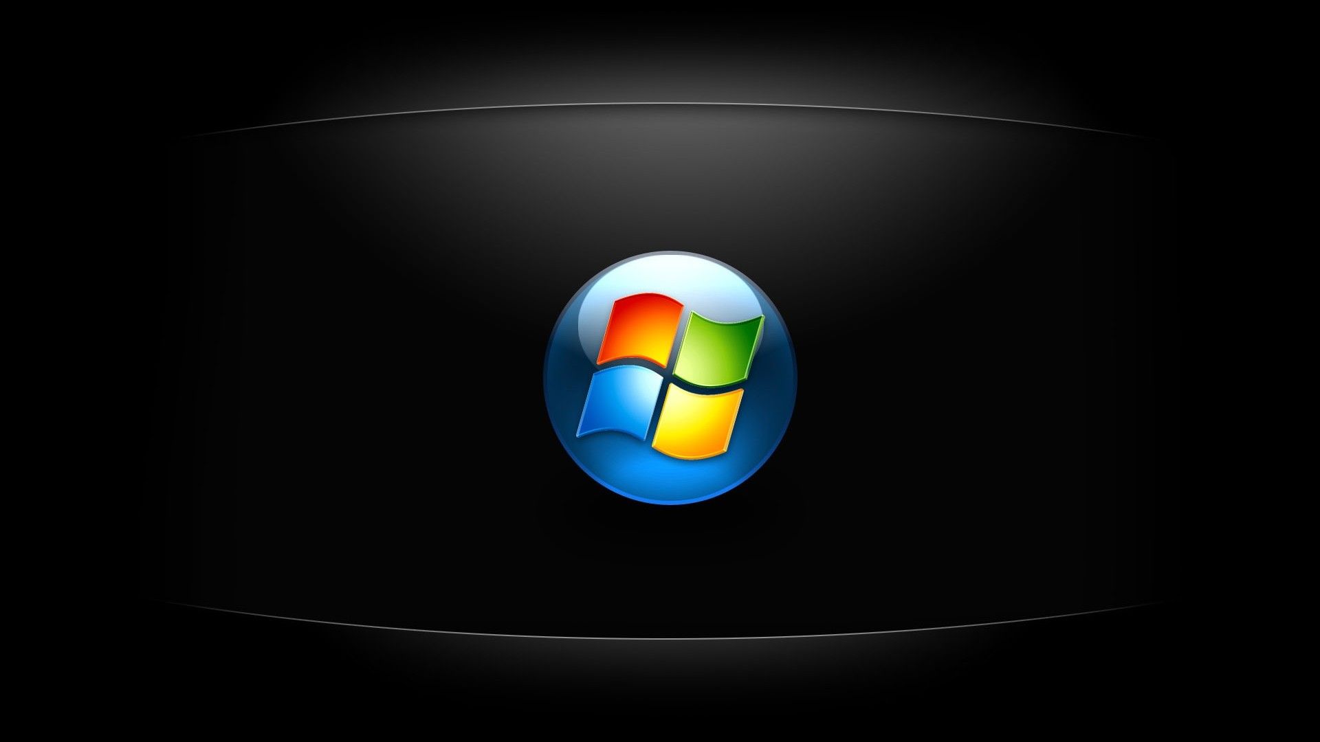 Dark Windows 7 HD Wallpaper - HD Backgrounds