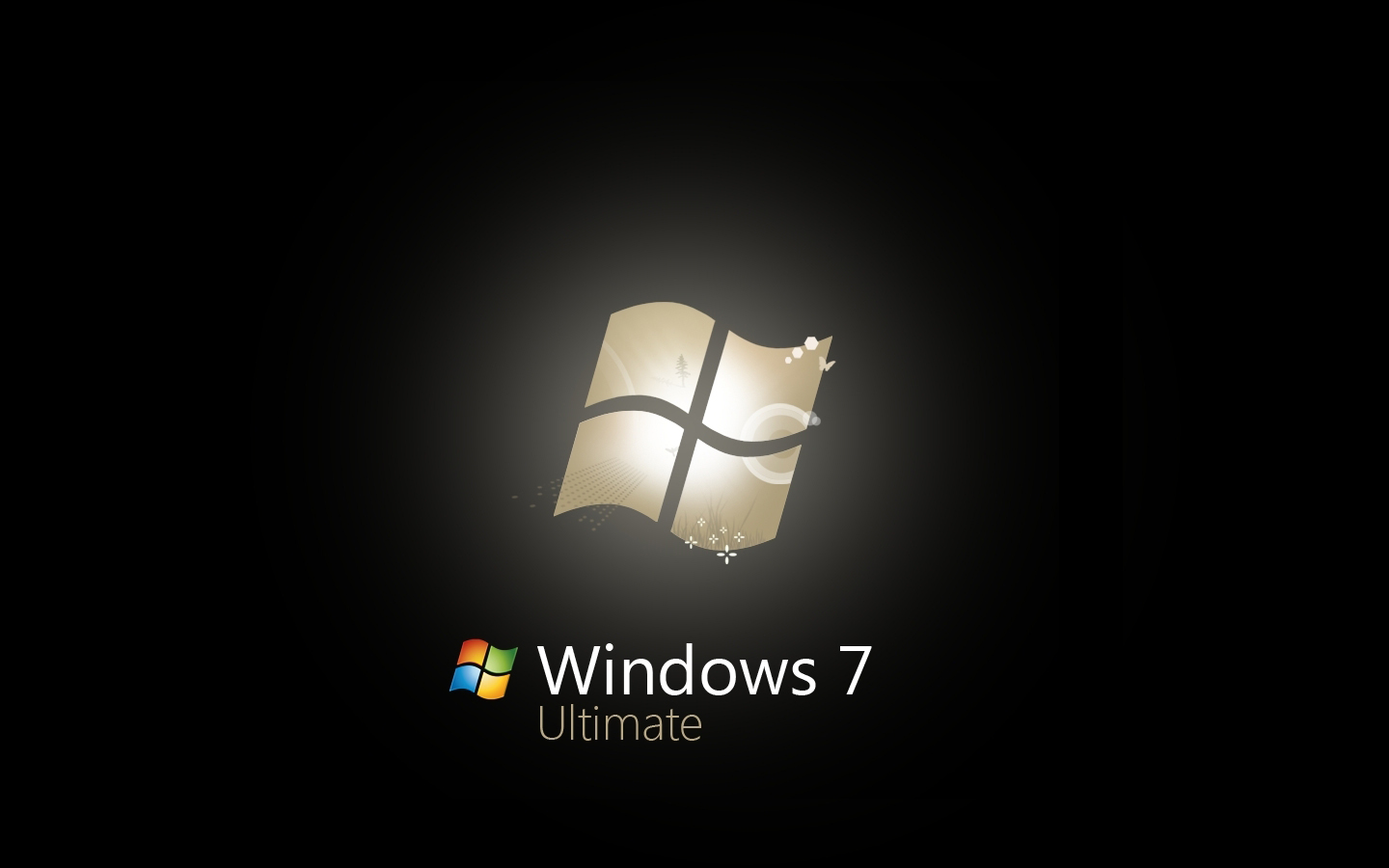 Windows 7 Ultimate Black Edition Free Backgrounds