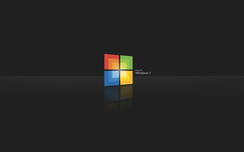 Black windows 7 operating systems 3d Technology Windows HD