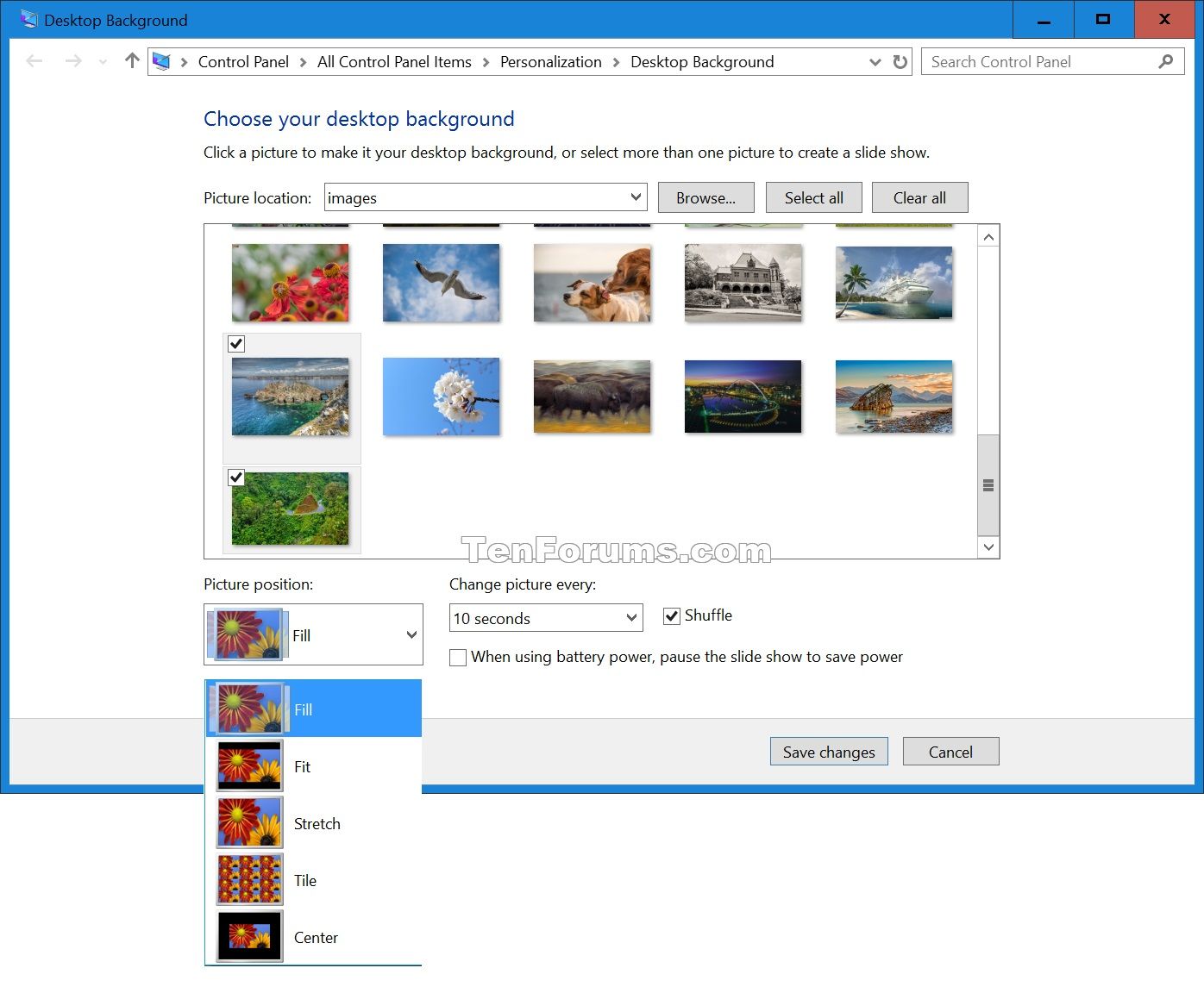 Desktop Background - Change in Windows 10 - Windows 10 Forums
