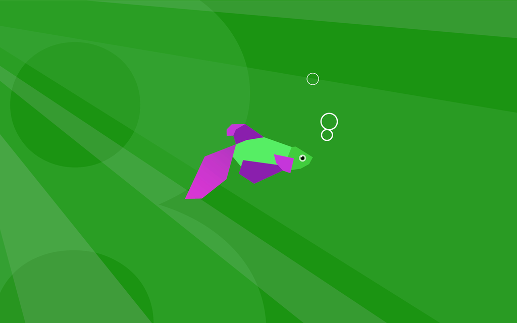 Windows 8 beta demo fish wallpaper 009 green by mir808 on DeviantArt