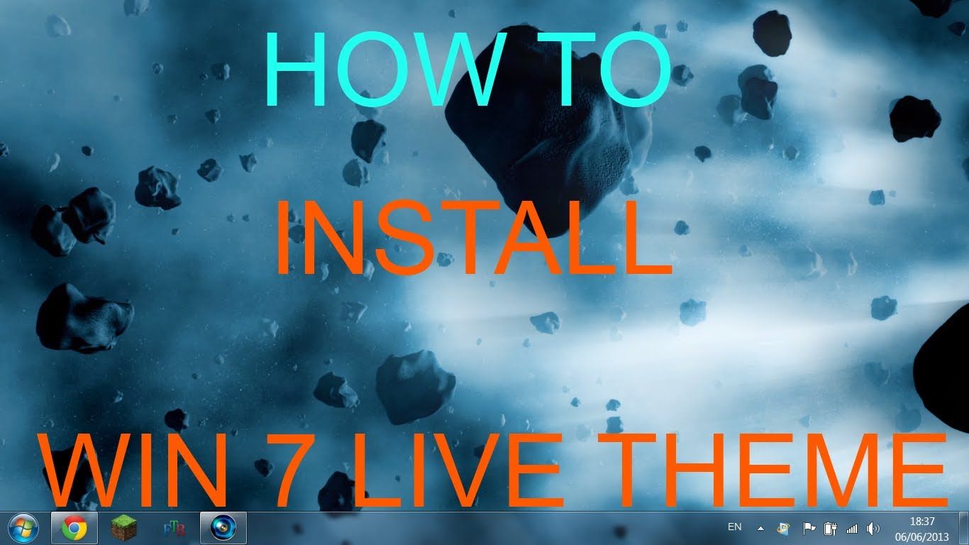 How To install live wallpapers on windows 7 - YouTube