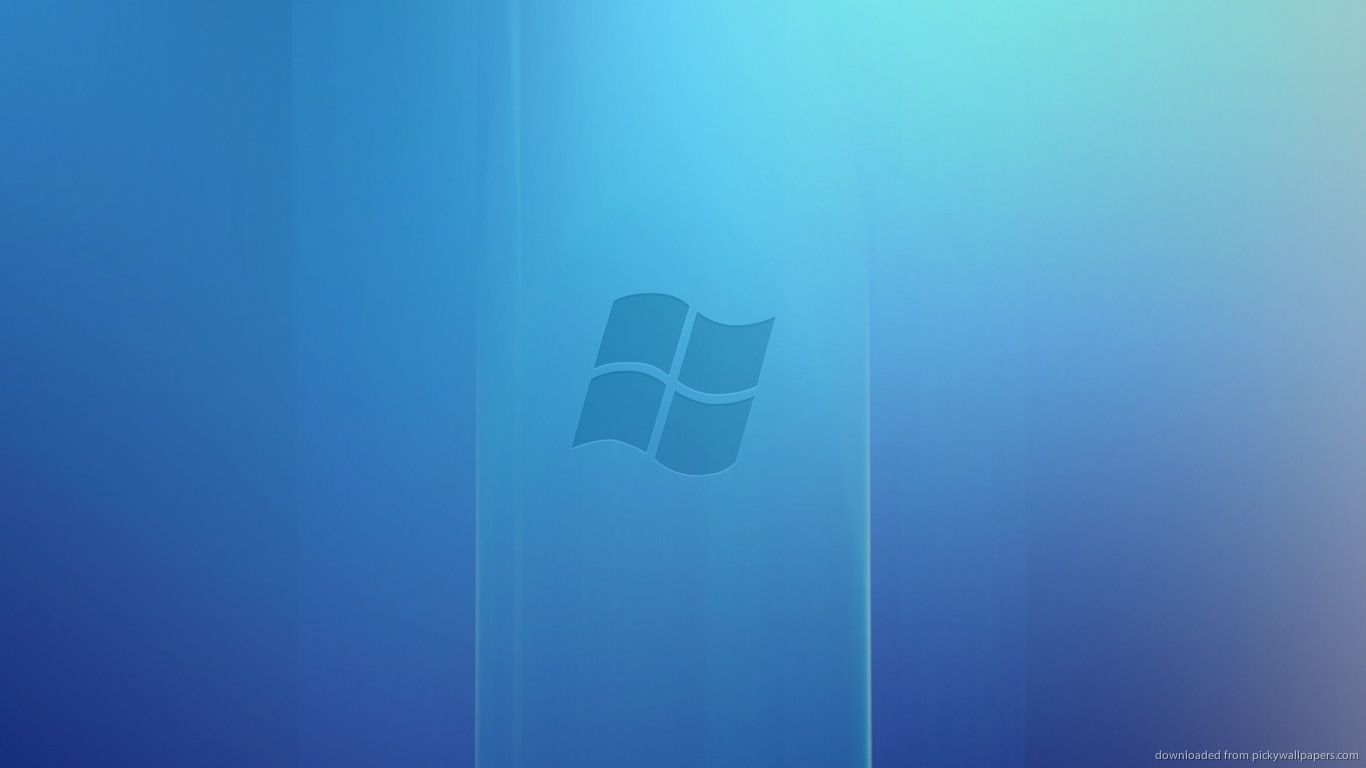 Download 1366x768 Windows Blue Wallpaper