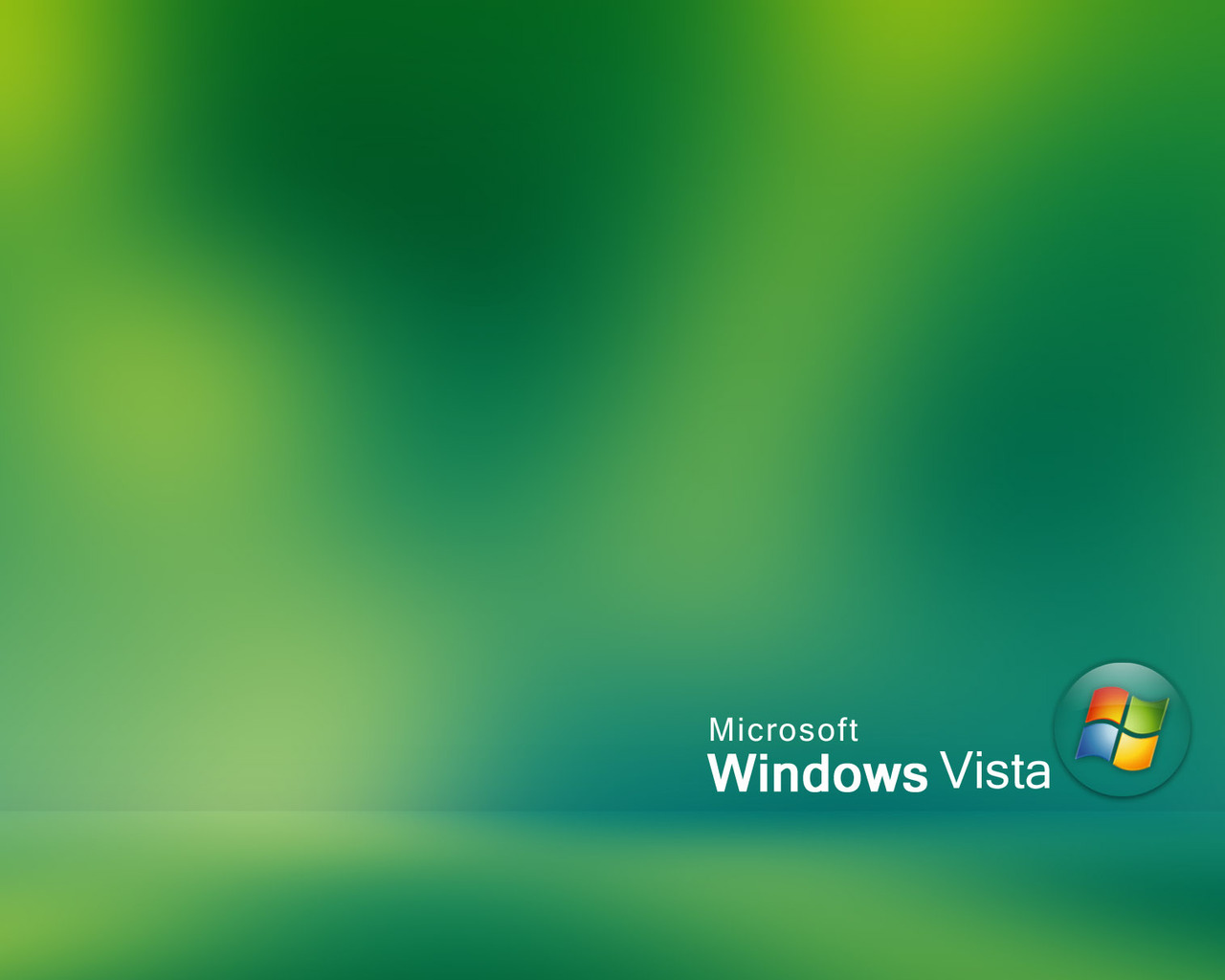 Widescreen Green Windows Vista Wallpaper Geekpedia