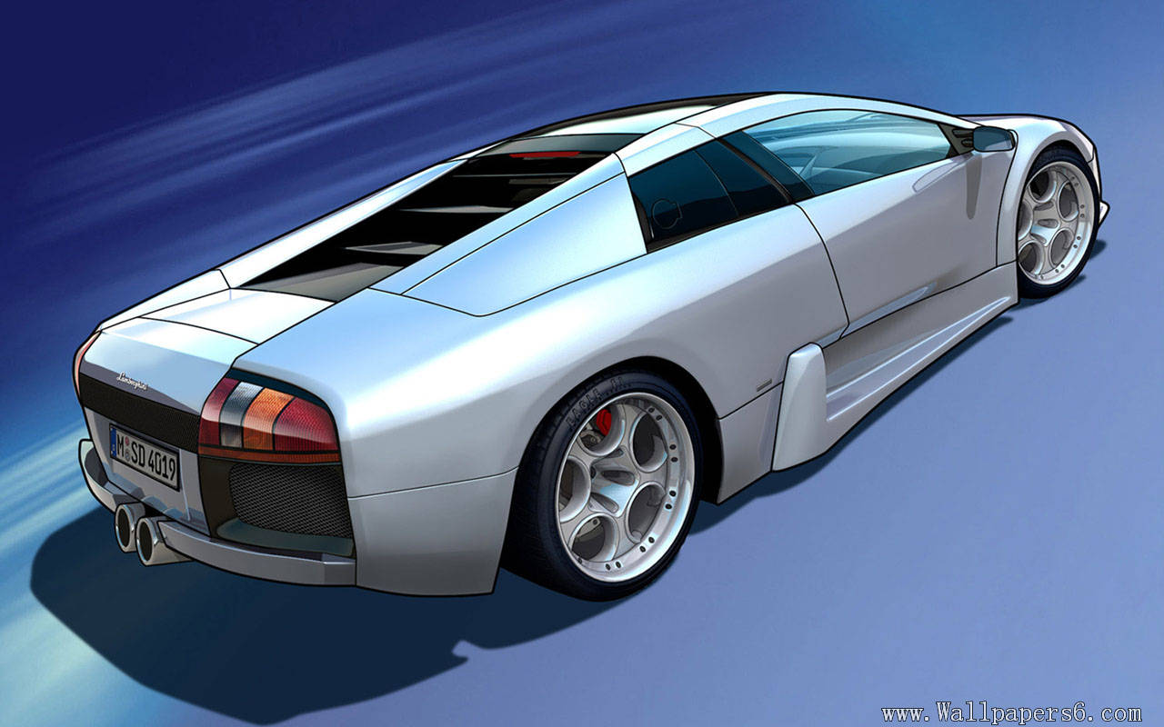 Lamborghini Murcielago 3D Rendering Auto Wallpapers - Free