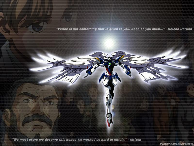 Wallpapers Gundam Wing Zero Custom 800x600 #gundam