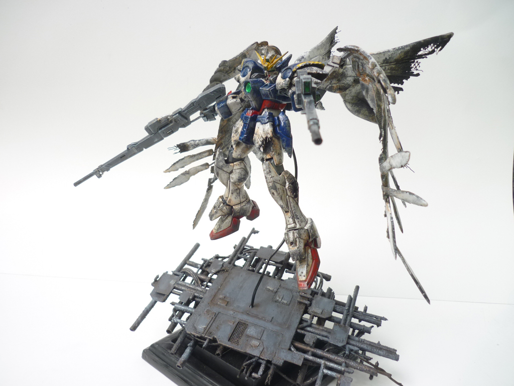 1 / 100 HG Wing Gundam Zero Repair Custom. Custom Work