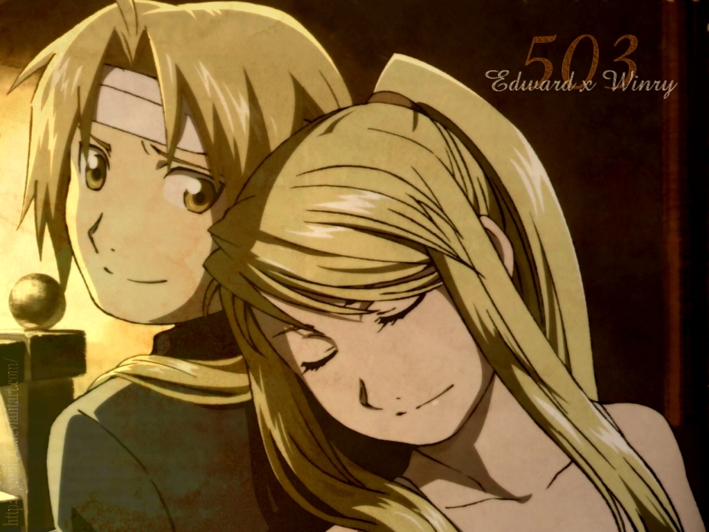 Canon Love - Edward Elric and Winry Rockbell Wallpaper 8164847
