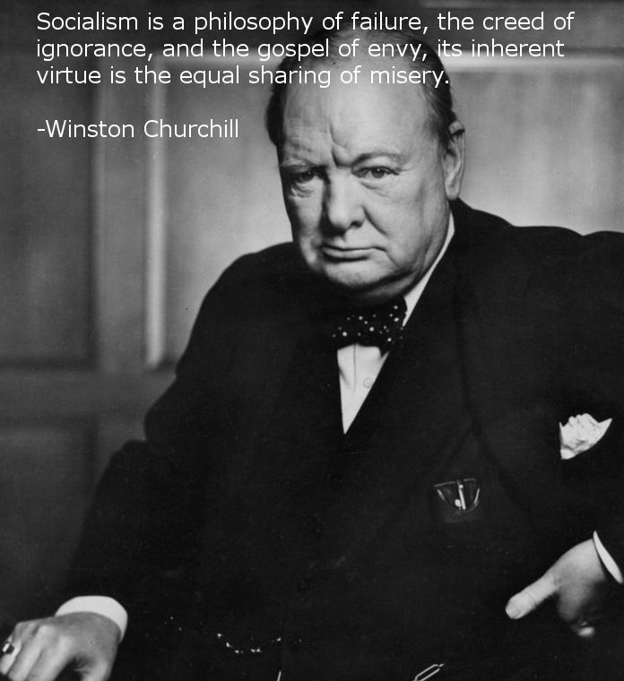 Winston Churchill on socialism by Mike the cat on DeviantArt