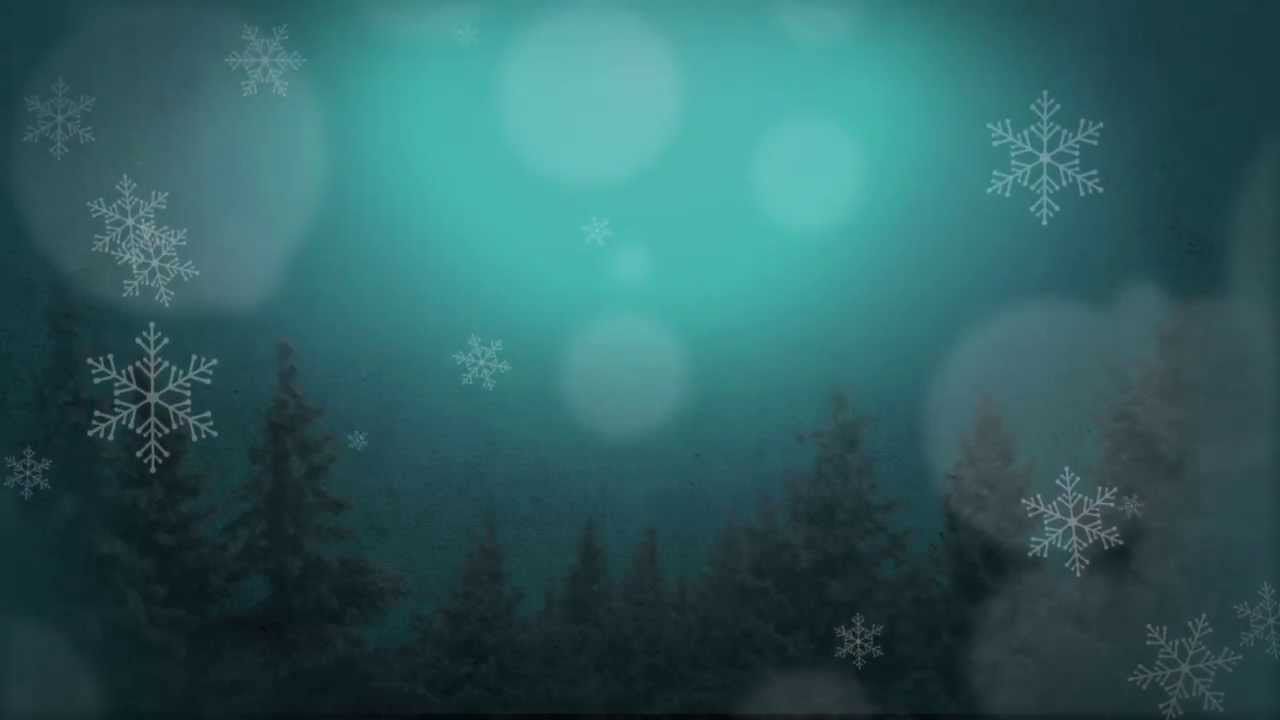 Winter Christmas Scene Moving Background - Christmas Loop - YouTube