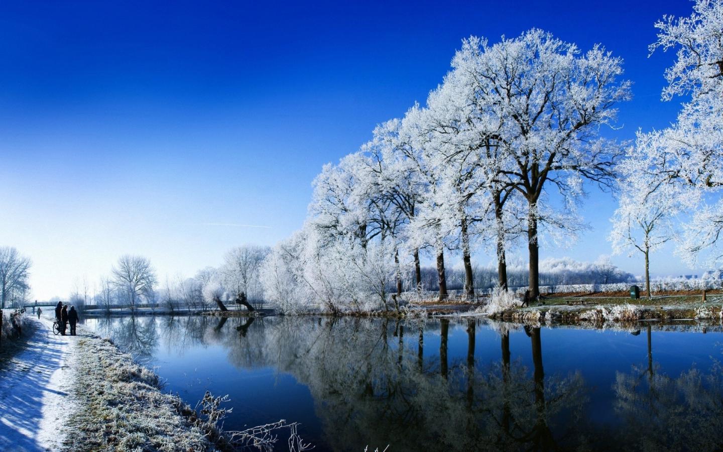 Winter For Windows 8 desktop wallpaper 1440x900 - Landscapes / Other