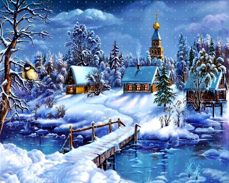 Animated winter free animated winter desktop wallpaper download
