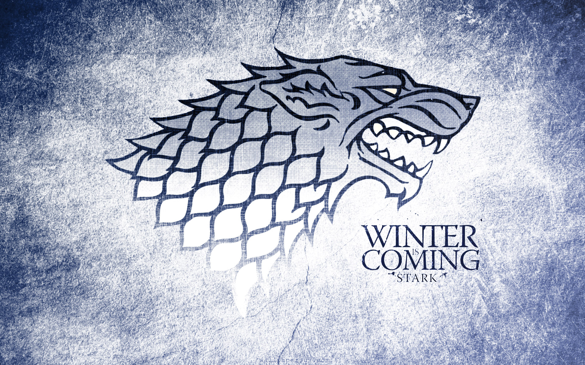 Wallpapers House Stark Winter Is Coming Wolf Grunge Logo Wide Tv