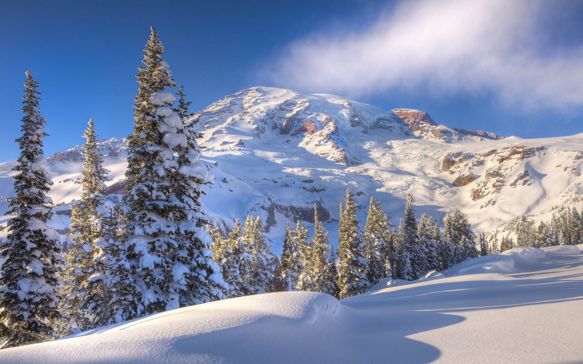 Best Winter Mountain Wallpaper, Winter Mountain Backgrounds, New