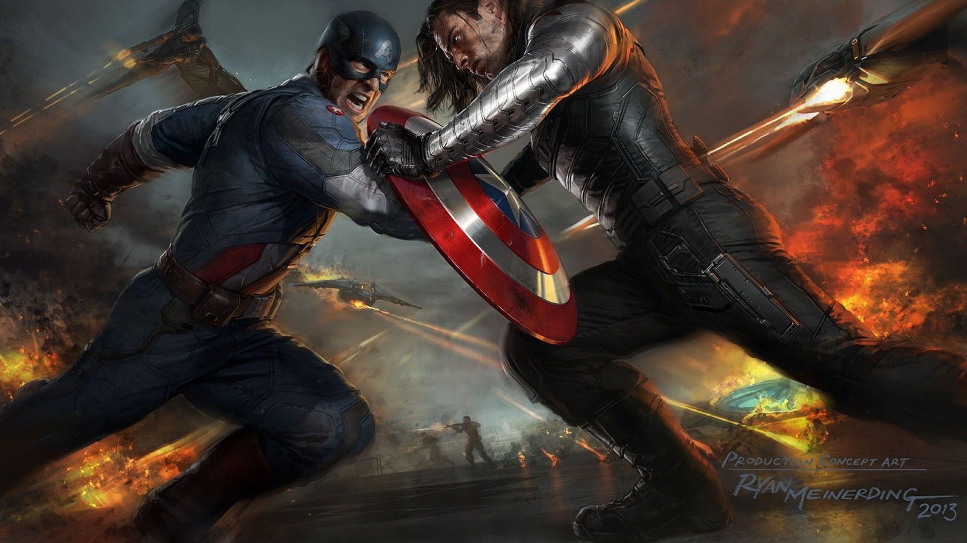 Artwork Captain America Captain America The Winter Soldier Concept