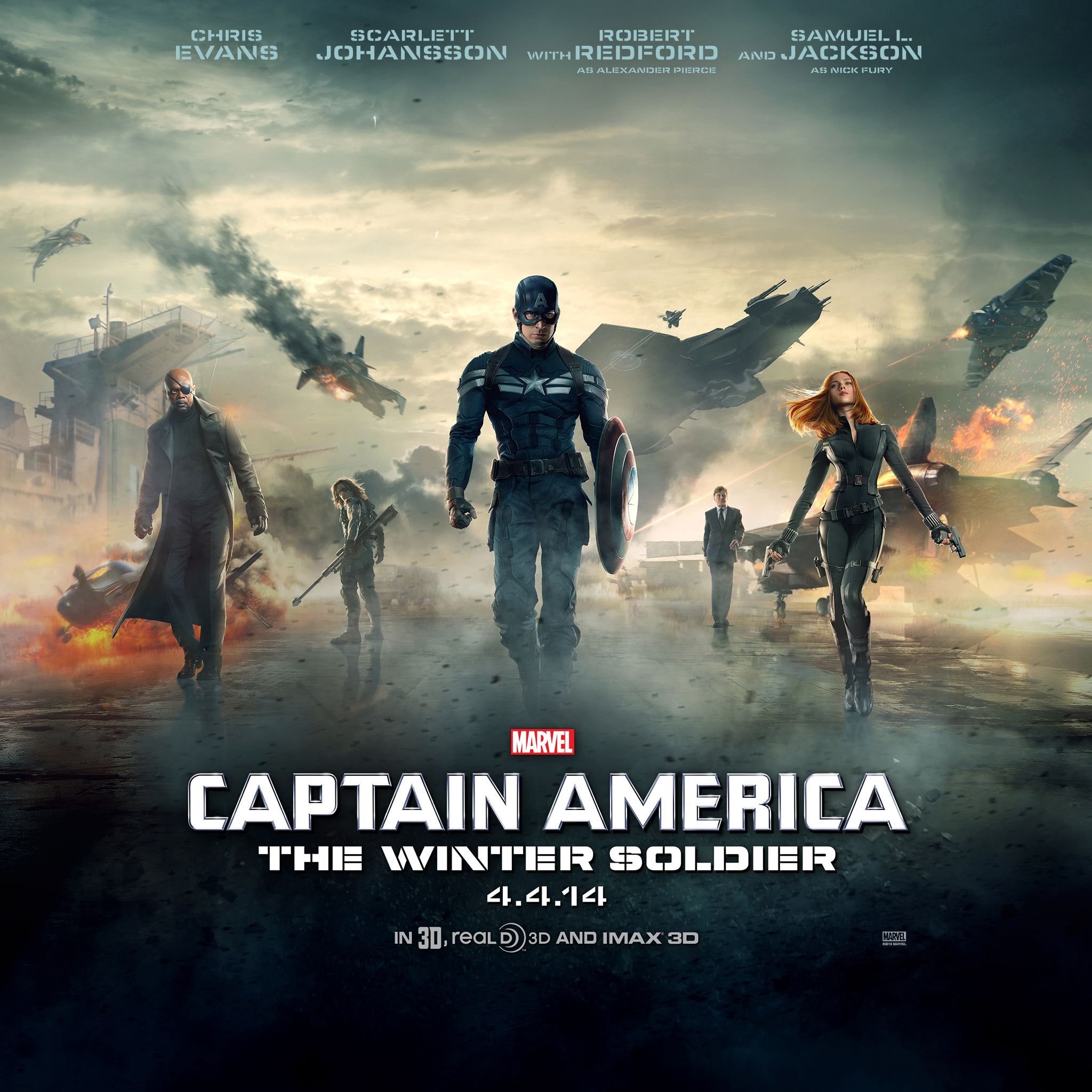 Get Scarlett Johanssons poster / wallpaper for Captain America 2