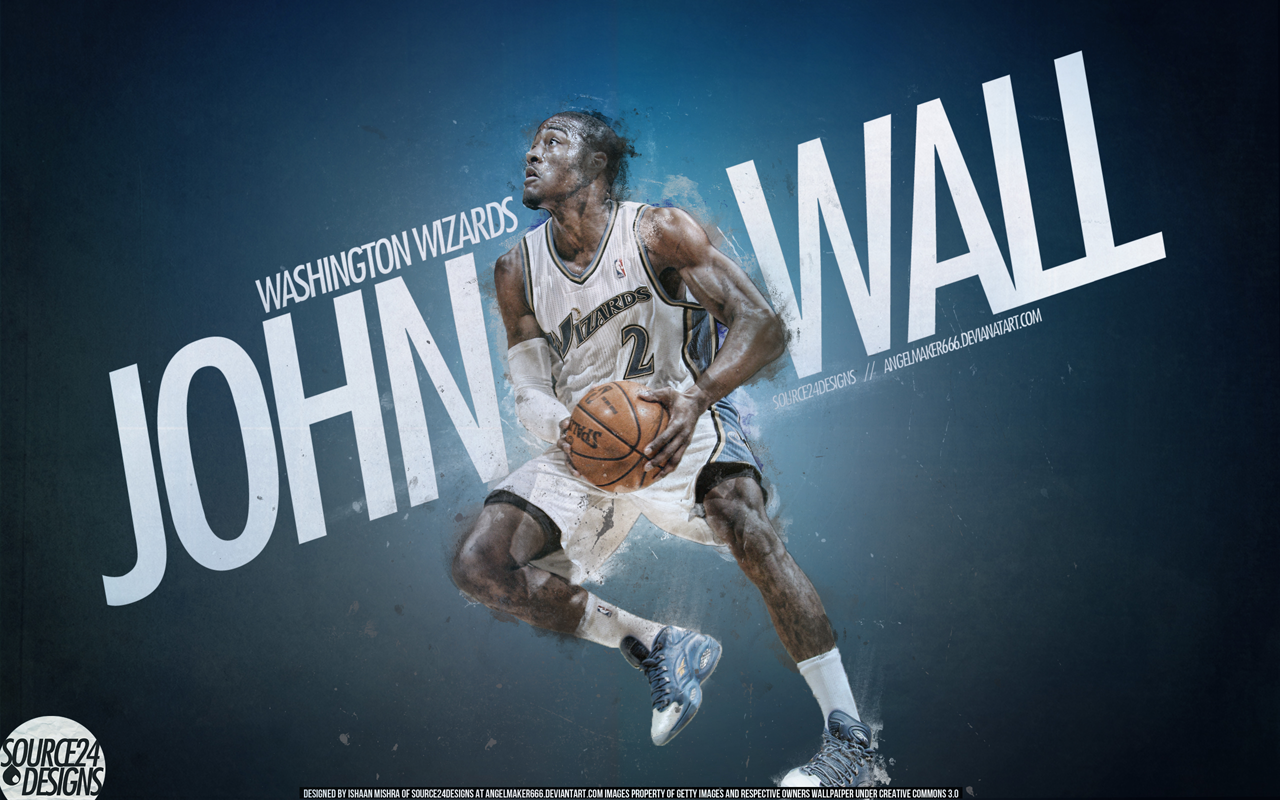 John Wall Washington Wizards 2012 Basketball Wallpaper - Streetball