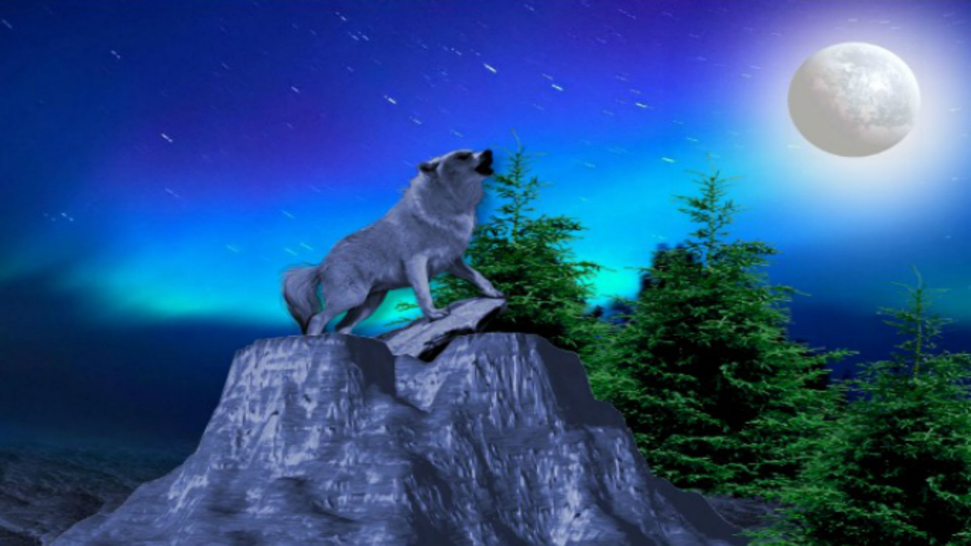Download Wolf Howling At The Moon Desktop Backgrounds #oyy91 Free