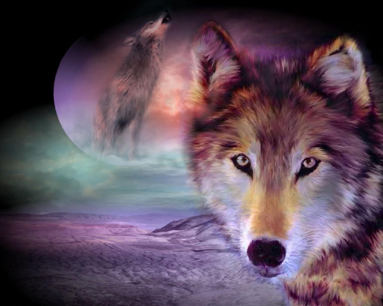 Wolf Desktop Background - Desktop Backgrounds