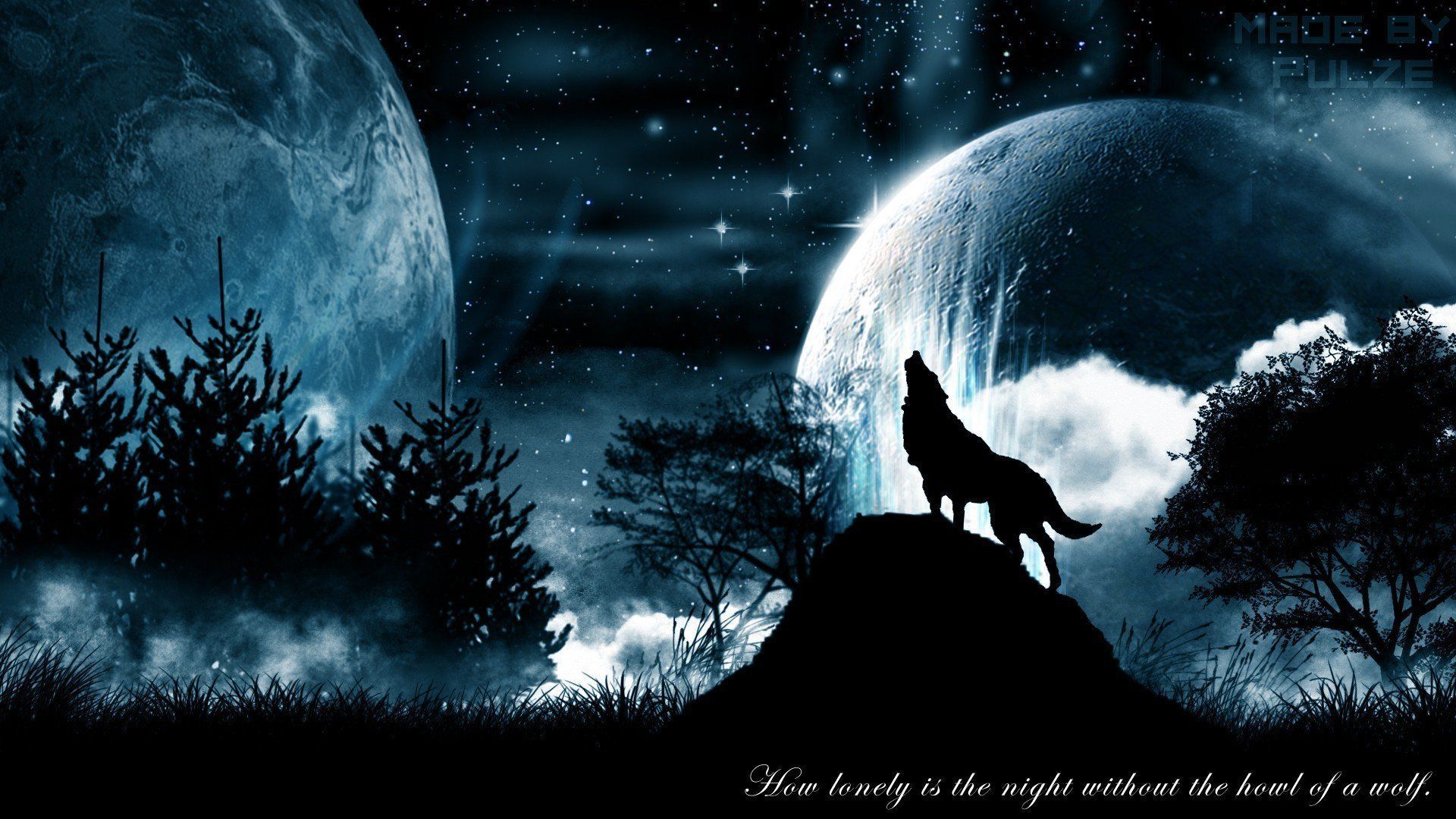 Howling Wolf Wallpaper WallDevil - Best free HD desktop and other