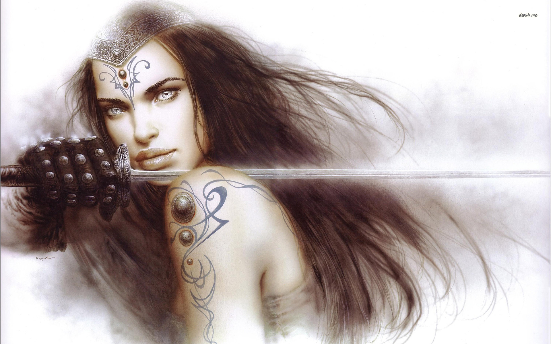 Woman warrior wallpaper - Fantasy wallpapers -