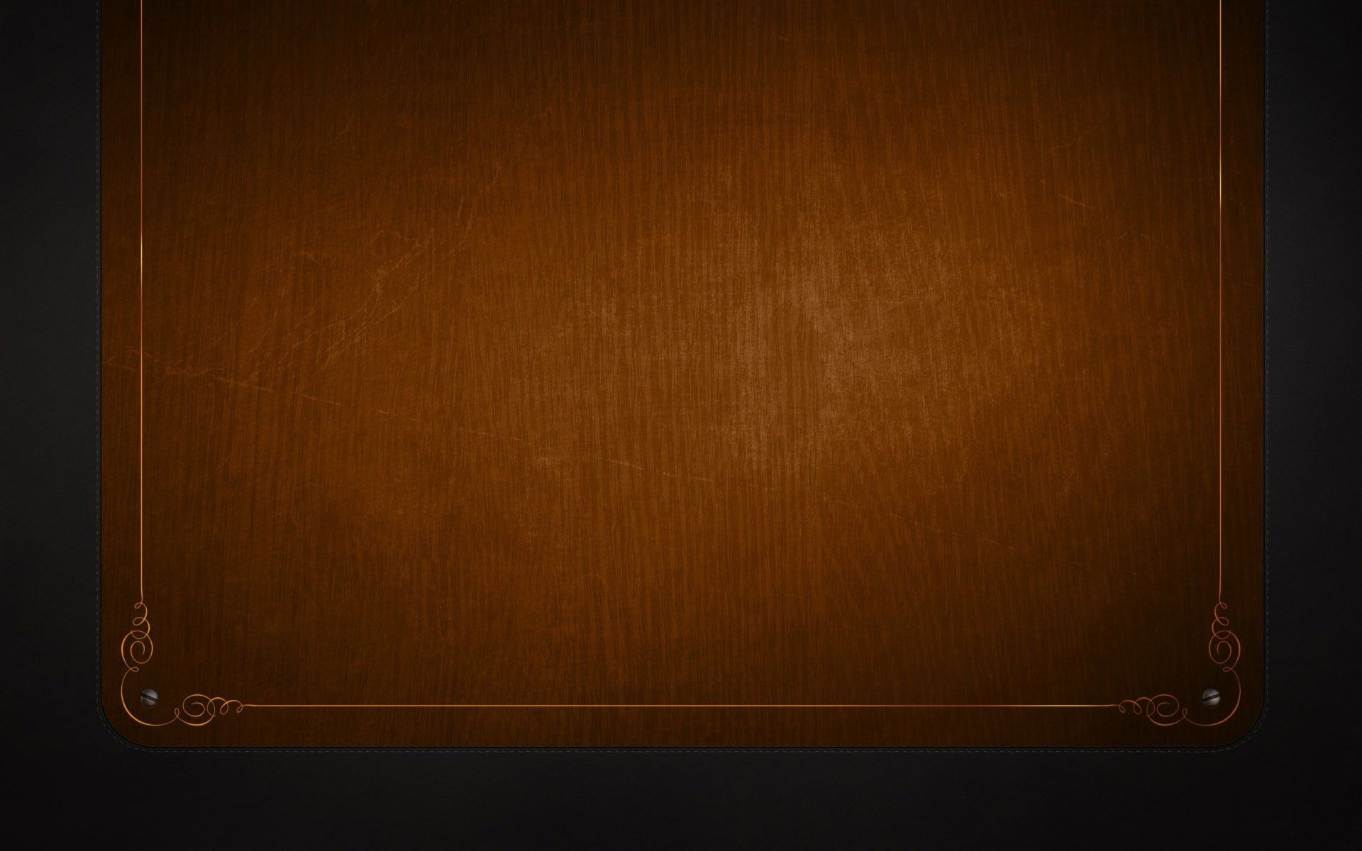 Wood and leather desk Widescreen Wallpaper -