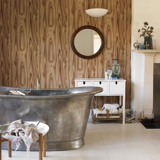 Wood effect bathroom Bathroom vanities Decorating ideas
