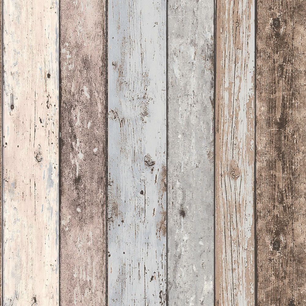 Decor Supplies Grey - 8550 39 - Realistic Distressed Wood Panel