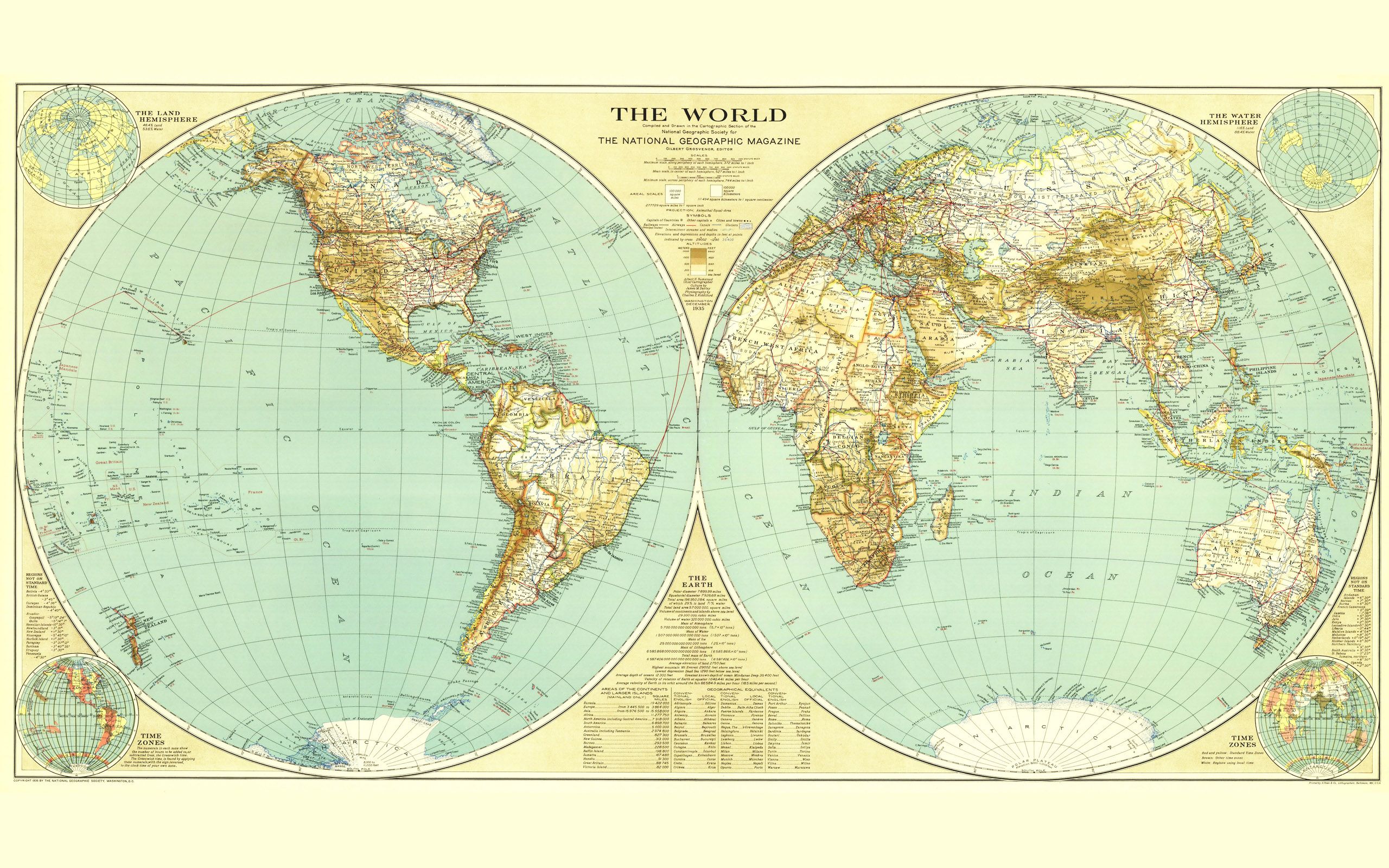 World Map Desktop Background Group (0+)