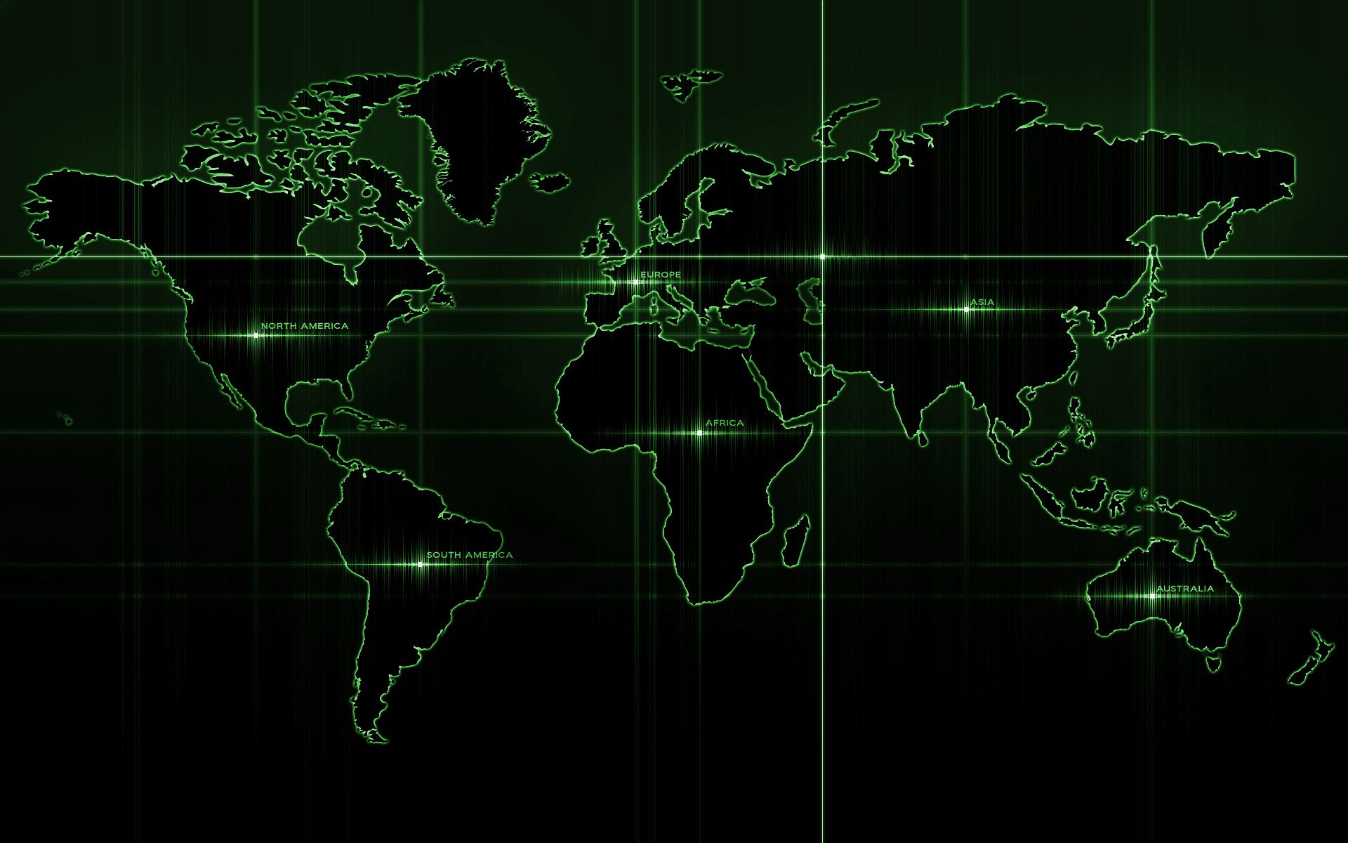 Green World Map Wallpaper 1920x1200 ID32333