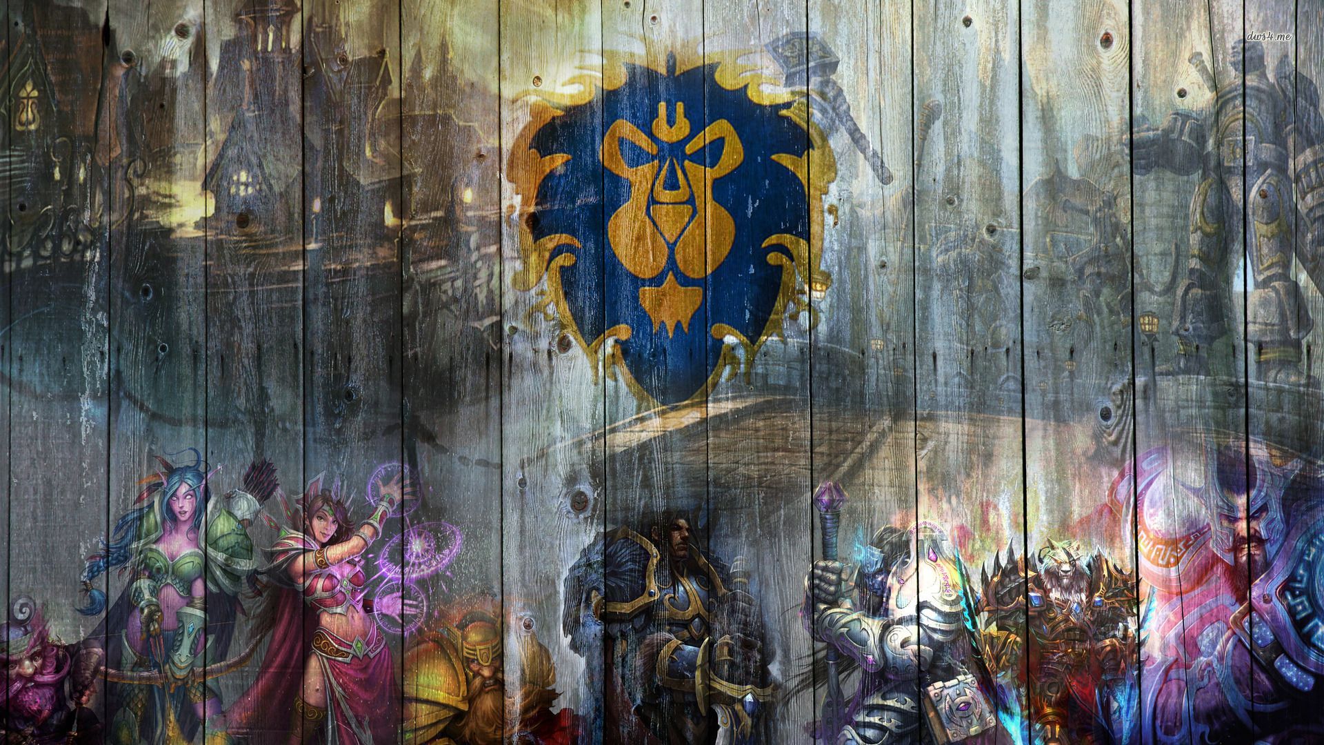 World Of Warcraft Horde Vs Alliance - wallpaper