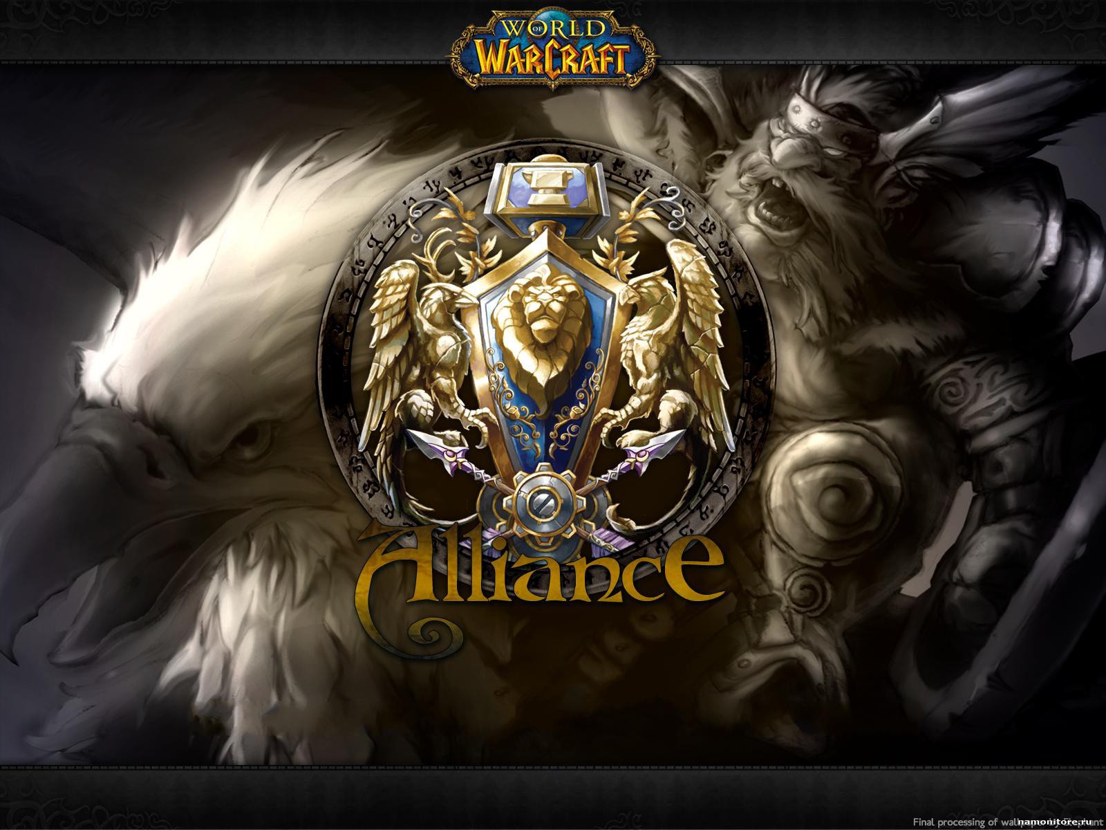 HD wallpaper: Alliance, Warcraft, black background, representation, gold  colored | Wallpaper Flare
