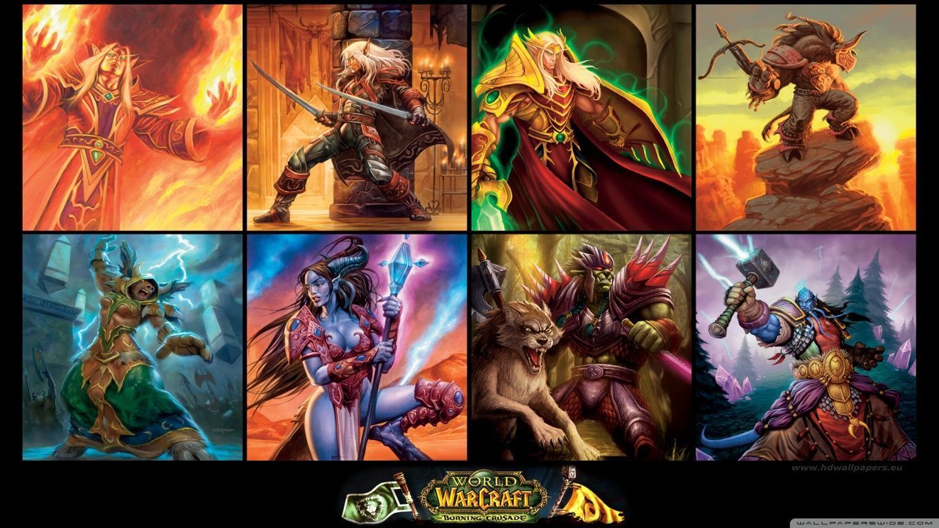 World of Warcraft, The Burning Crusade HD desktop wallpaper