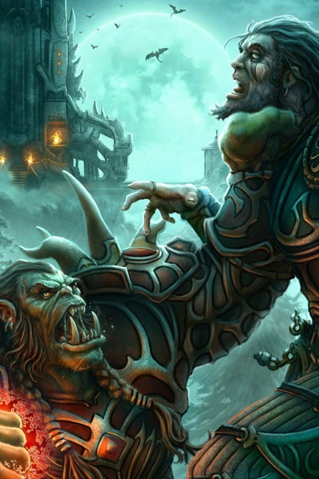 640x960 World of Warcraft Orc Iphone 4 wallpaper