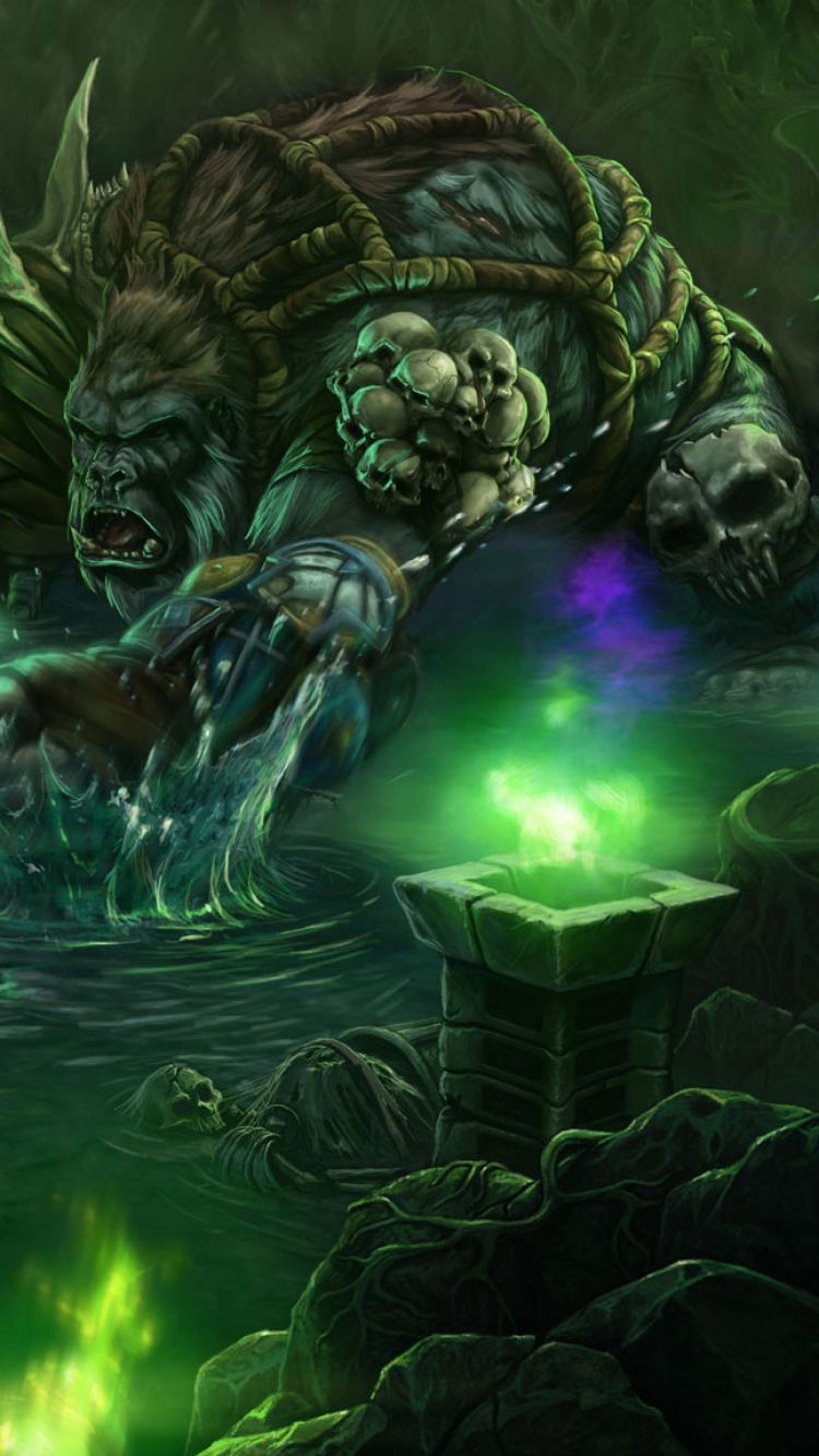 Download Wallpaper 750x1334 World of warcraft, Heroes of newerth