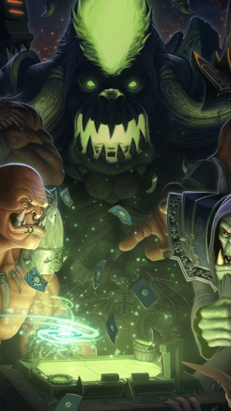 Download Wallpaper 750x1334 Hearthstone, Warlords of draenor, Wow