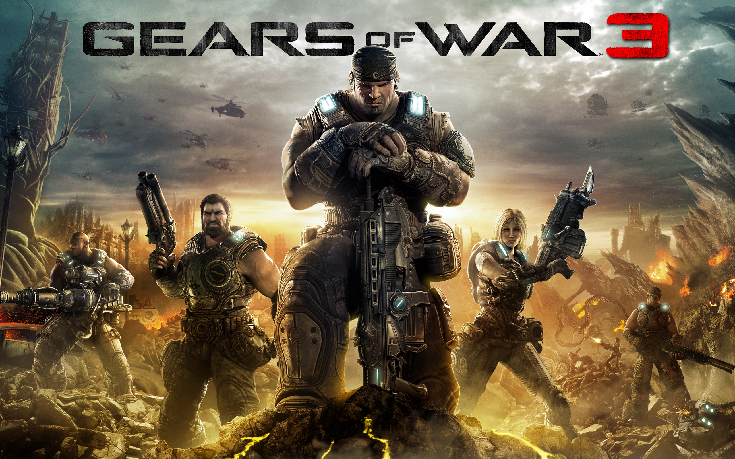 Free Gears of War 3 wallpaper 2560x1600