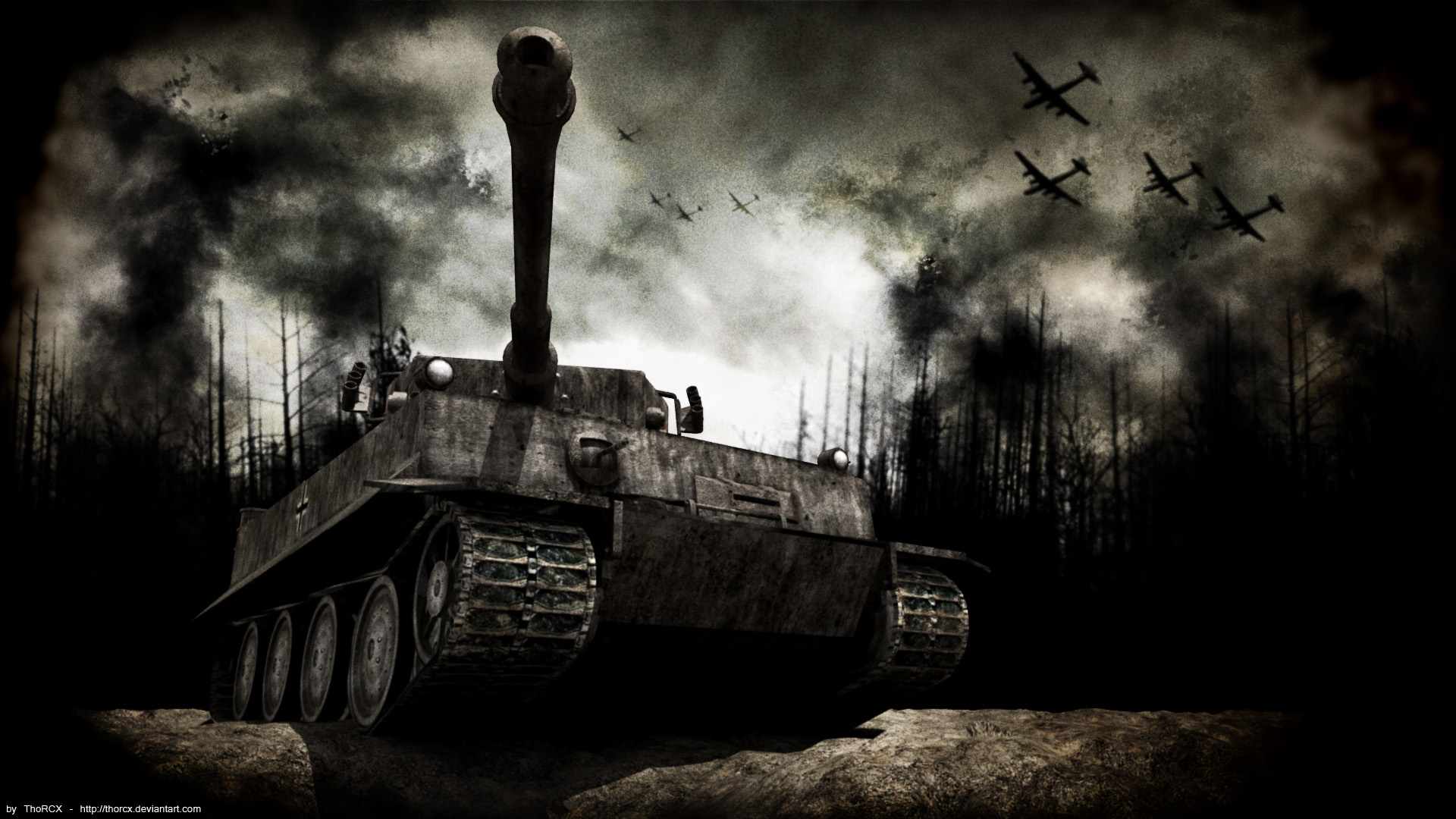 Panzer Tank World War II wallpaper from Dark wallpapers