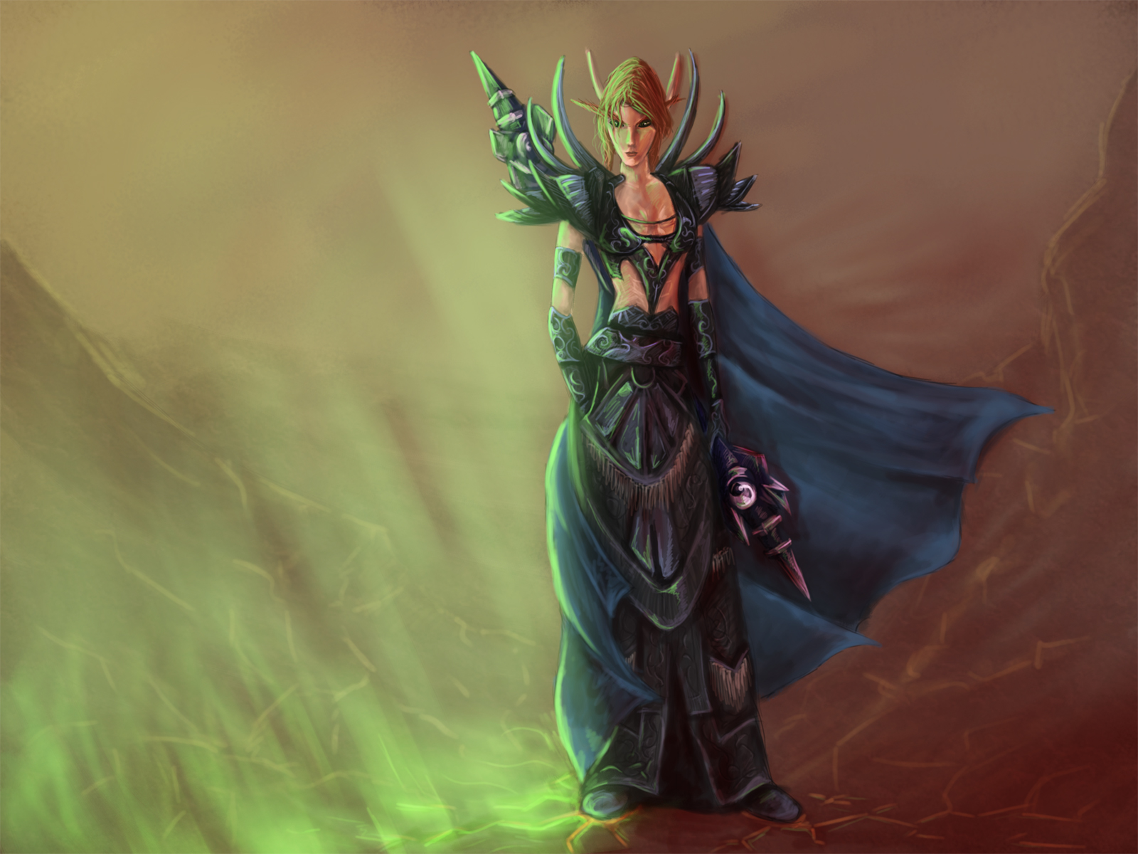 Blood Elf Mage wallpaper from Fantasy wallpapers