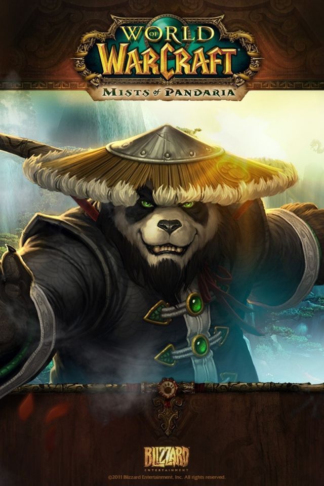 Download Wallpaper 640x960 World of warcraft, Panda, Mists of
