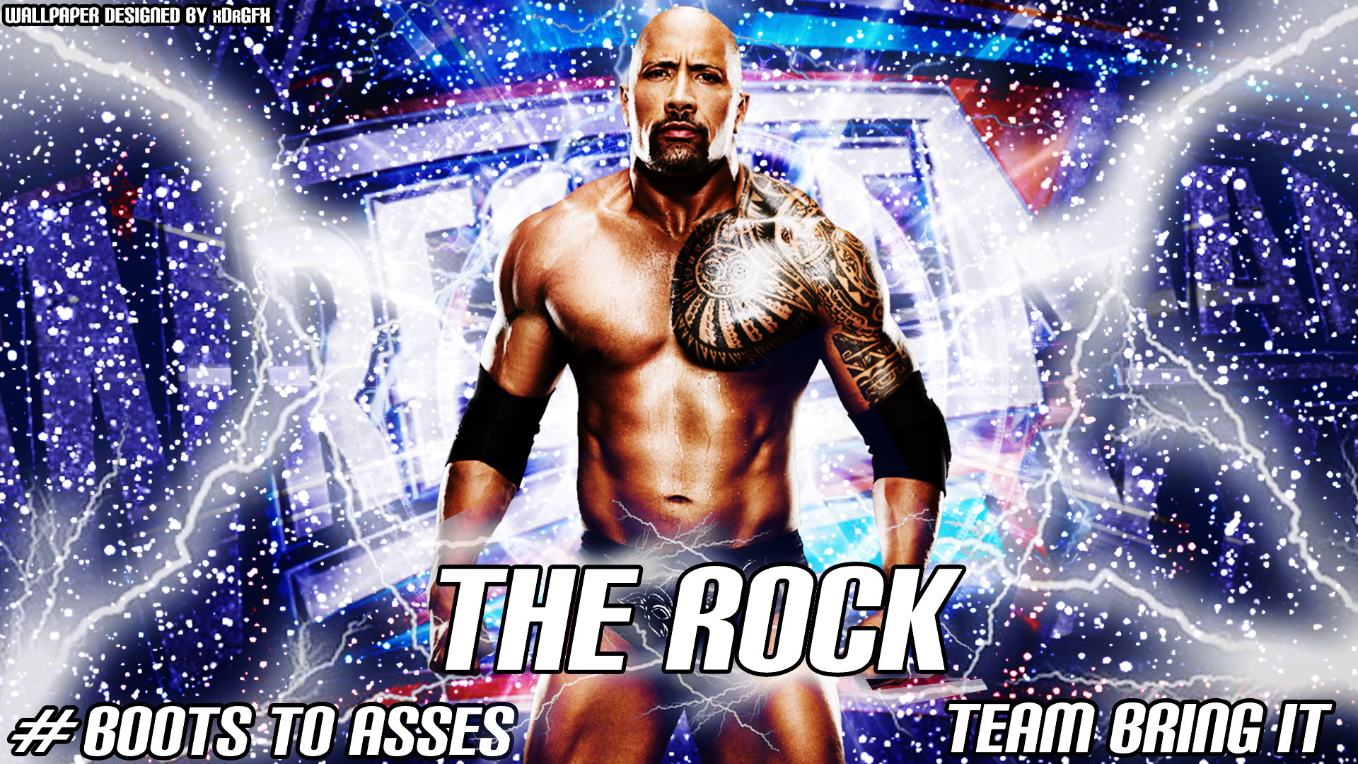 Wwe, The Rock, sport, man Image Wallpaper