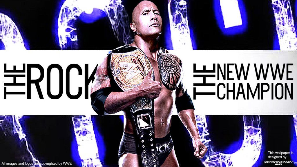 WWE The Rock WWE Champion Once Again Wallpaper by Timetravel6000v2 ...
