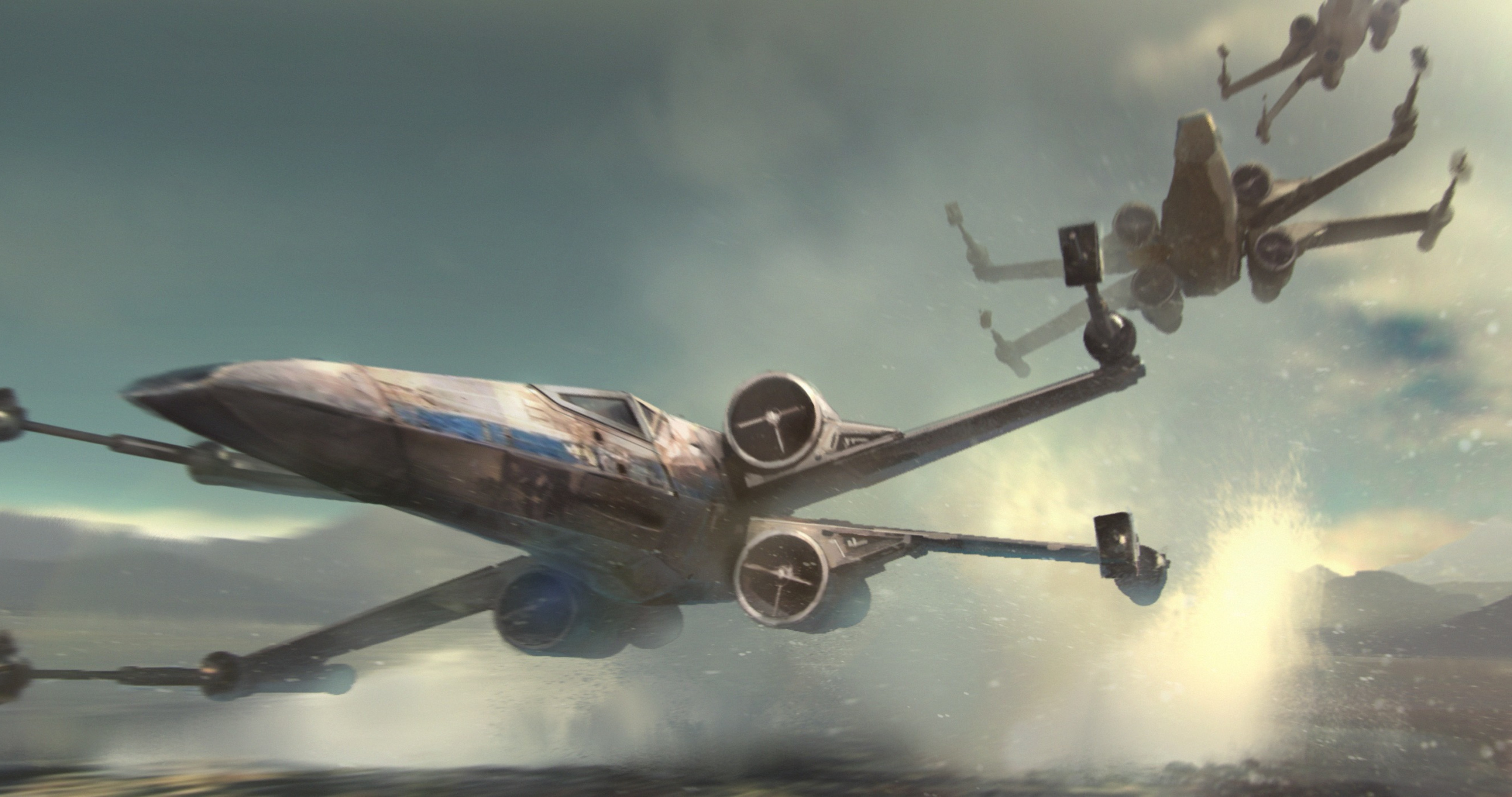 X Wing Attack Wallpaper 4k 4096x2160 Resolution Wallpapers Hd Pub