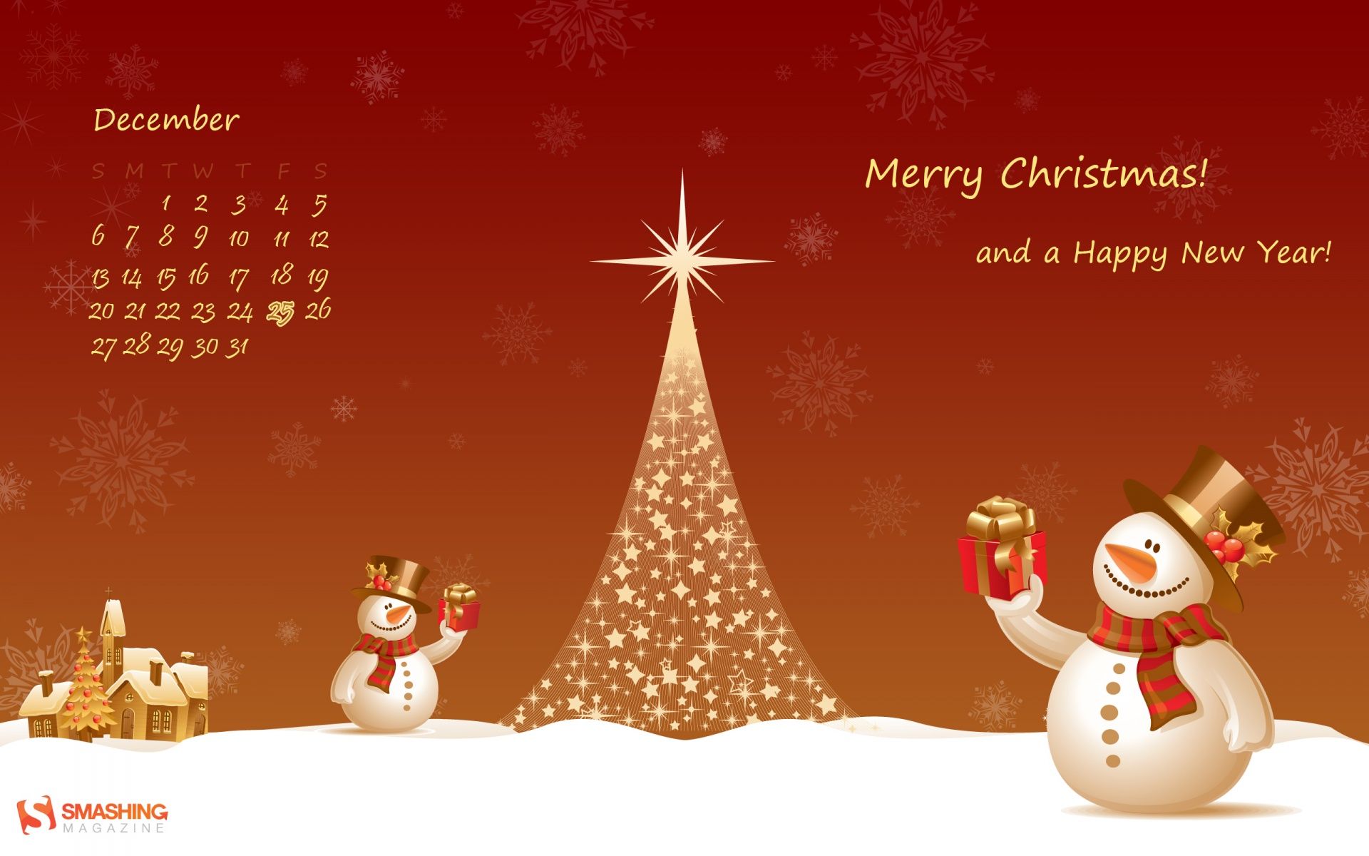 Download Christmas Snowman Desktop Wallpaper | Full HD Wallpapers